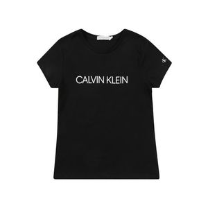 Calvin Klein Jeans Tričko 'Institutional' čierna / biela vyobraziť