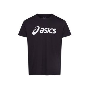 ASICS Funkčné tričko 'BIG LOGO' biela / čierna vyobraziť