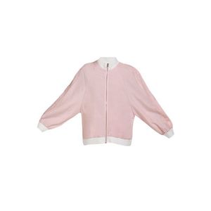 MYMO Prechodná bunda ružová / biela vyobraziť