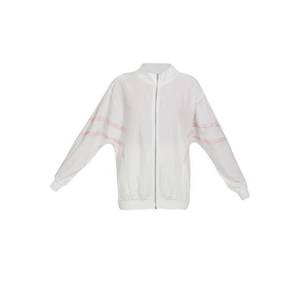 MYMO Prechodná bunda biela / ružová vyobraziť