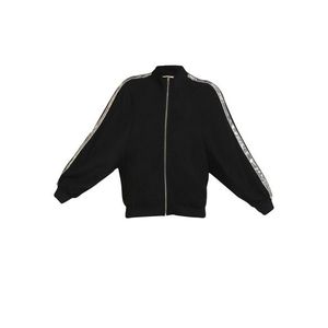 MYMO Prechodná bunda čierna / strieborná vyobraziť