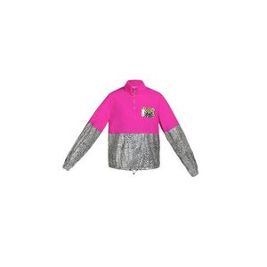 myMo ATHLSR Športová bunda čierna / ružová / strieborná / limetková vyobraziť