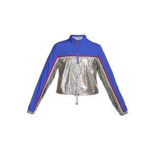 myMo ATHLSR Športová bunda ružová / modrá / strieborná vyobraziť