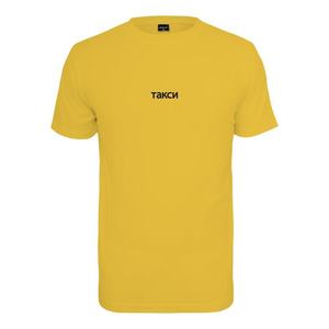 Mister Tee Tričko 'Taxi' žltá / čierna vyobraziť