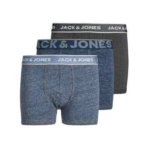 Jack & Jones Junior Nohavičky sivá / modrá melírovaná / biela vyobraziť