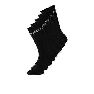 JACK & JONES Ponožky čierna / biela vyobraziť