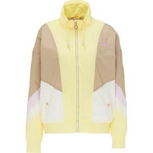 MYMO Prechodná bunda žltá / svetlobéžová / biela / pastelovo fialová vyobraziť