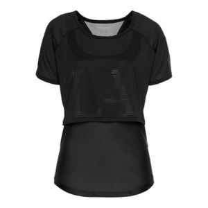 LASCANA ACTIVE Funkčné tričko 'Digital Mauve' čierna vyobraziť