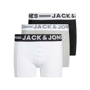 Jack & Jones Junior Nohavičky biela / čierna / sivá vyobraziť