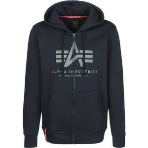 ALPHA INDUSTRIES Mikina 'Basic' námornícka modrá / sivá / červená / biela vyobraziť