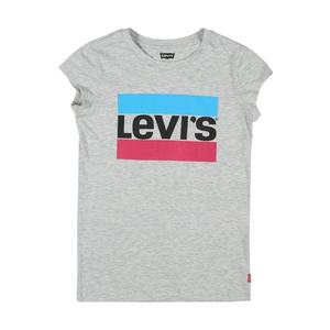 LEVI'S Tričko sivá melírovaná / čierna / červená / modrá vyobraziť