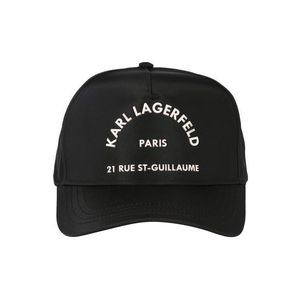 Karl Lagerfeld Čiapka 'Rue St Guillaume' biela / čierna vyobraziť
