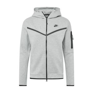 Nike Sportswear Tepláková bunda čierna / sivá vyobraziť