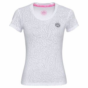 BIDI BADU Funkčné tričko 'Anni Burnout Tech' biela vyobraziť