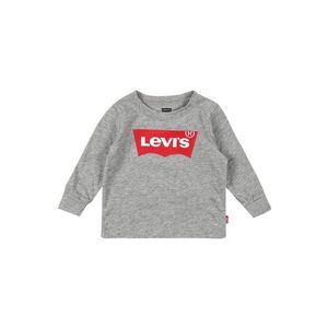 LEVI'S Tričko 'BATWING' sivá melírovaná / červená / biela vyobraziť