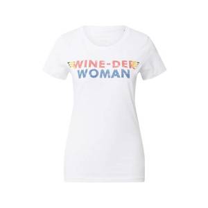 EINSTEIN & NEWTON Tričko 'Wine Woman' biela / modrá / červená vyobraziť