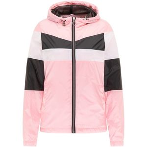 MYMO Prechodná bunda ružová / biela / čierna vyobraziť