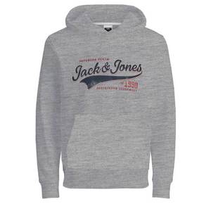 Jack & Jones Junior Mikina sivá melírovaná / tmavomodrá / žltá vyobraziť