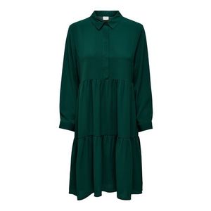 JDY Košeľové šaty 'Piper' smaragdová vyobraziť