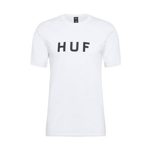 HUF Tričko 'Essentials' biela / čierna vyobraziť