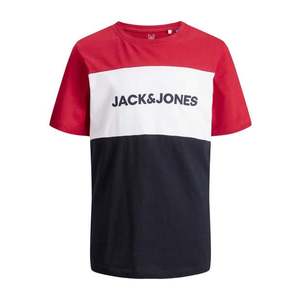 Jack & Jones Junior Tričko červená / biela / modrá vyobraziť
