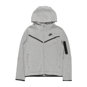 Nike Sportswear Tepláková bunda sivá / čierna vyobraziť