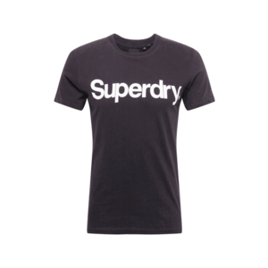 Superdry Tričko čierna / biela vyobraziť