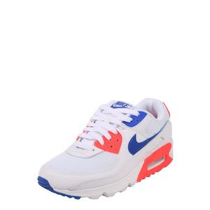 Nike Sportswear Nízke tenisky 'Air Max 90' modrá / oranžovo červená / biela vyobraziť