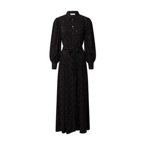 EDITED Košeľové šaty 'Jolanda' čierna vyobraziť