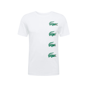 Lacoste Sport Tričko 'TECHNIQUE' zelená / biela / červená vyobraziť