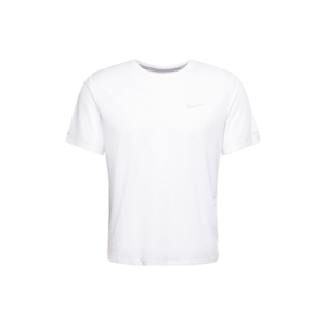NIKE Funkčné tričko 'Miler' biela / kamenná vyobraziť