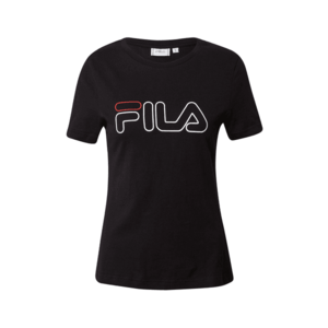 FILA Funkčné tričko 'Ladan' čierna / biela / červená vyobraziť