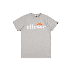 ELLESSE Tričko 'JENA' sivá melírovaná / biela / oranžová / brusnicová vyobraziť