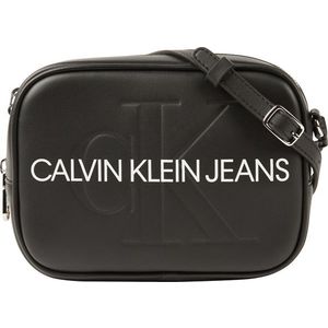 Calvin Klein Jeans Taška cez rameno čierna / biela vyobraziť