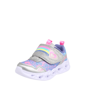 SKECHERS Tenisky 'HEART LIGHTS LOVIE DOVIE' strieborná / orgovánová / ružová / žltá vyobraziť