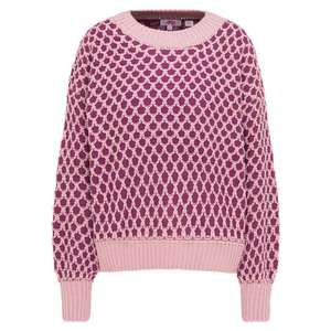 MYMO Oversize sveter ružová / fialová vyobraziť