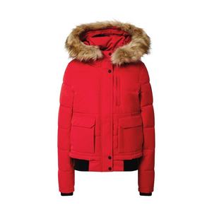 Superdry Zimná bunda 'EVEREST' červená / hnedá vyobraziť