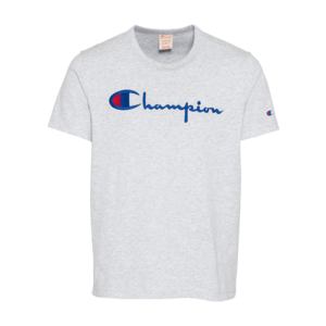 Champion Authentic Athletic Apparel Tričko svetlosivá / námornícka modrá / červená vyobraziť