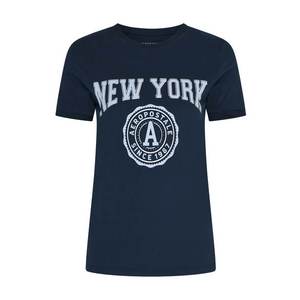 AÉROPOSTALE Tričko 'New York' námornícka modrá / biela vyobraziť