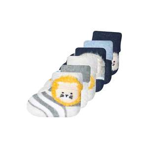 EWERS Ponožky 'Löwe' sivá / tmavomodrá / svetlomodrá / biela / žltá vyobraziť
