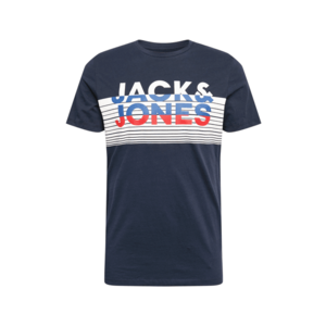 JACK & JONES Tričko 'BRIXI' tmavomodrá / biela / nebesky modrá / svetločervená vyobraziť
