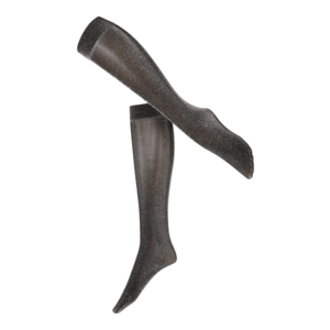 Swedish Stockings Ponožky 'Ines' čierna / strieborná vyobraziť
