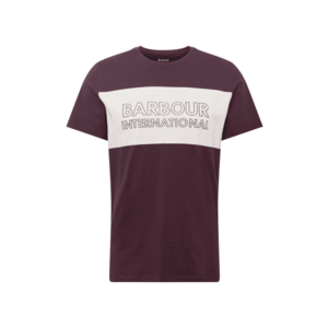 Barbour International Tričko burgundská / biela vyobraziť