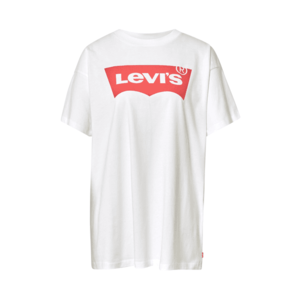 LEVI'S Oversize tričko biela / červená vyobraziť