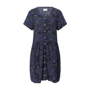 Iriedaily Košeľové šaty 'Flowerbirds' námornícka modrá / biela / kráľovská modrá vyobraziť