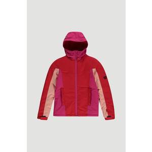 O'NEILL Outdoorová bunda 'Blaze' ohnivo červená / púdrová / ružová vyobraziť