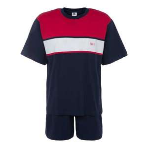 H.I.S Krátke pyžamo červená / biela / námornícka modrá vyobraziť