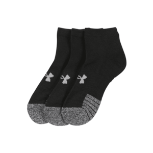 UNDER ARMOUR Športové ponožky 'UA Heatgear Locut' čierna / sivá melírovaná / svetlosivá vyobraziť