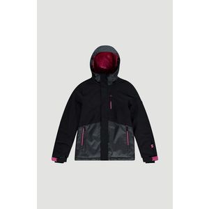O'NEILL Outdoorová bunda 'Snow Coral Ski' čierna / sivá / ružová vyobraziť