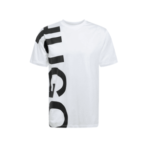 HUGO Tričko 'DAWS211' biela / čierna vyobraziť